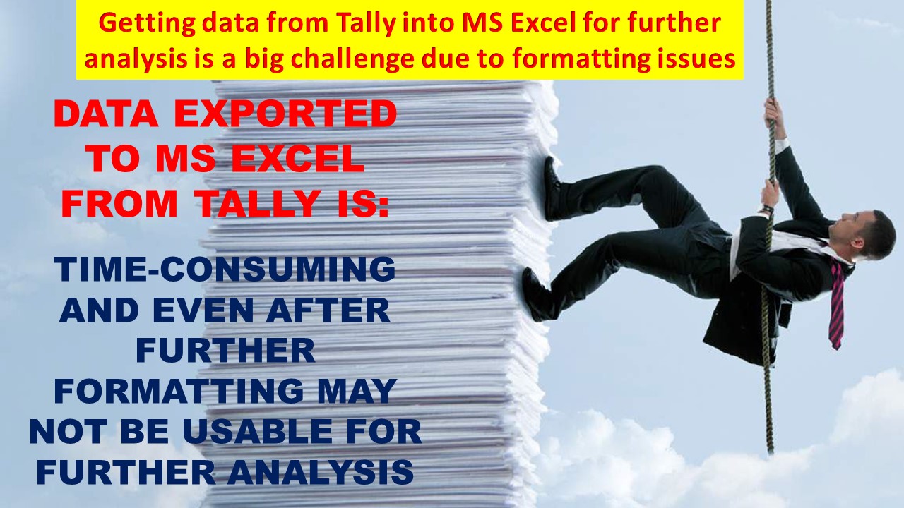 Getting data from Tally into MS Excel for further