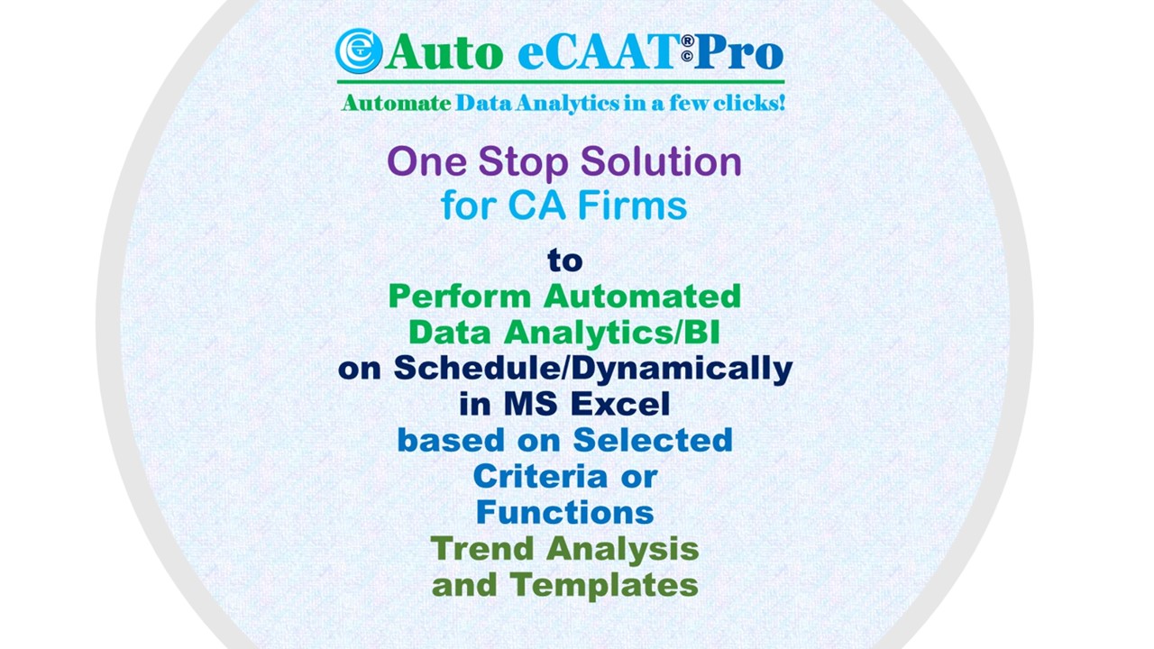 Why use Auto eCAATPro 1