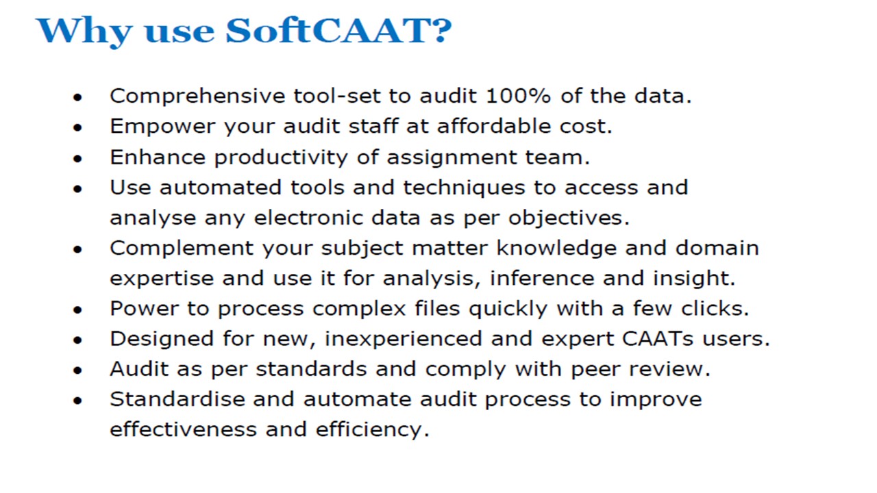 Why use SofteCAAT Ent2