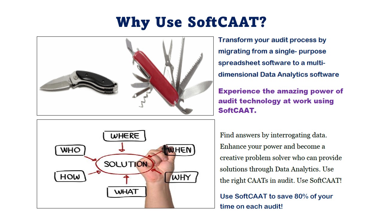 Why use SoftCAAT Ent Sql 3