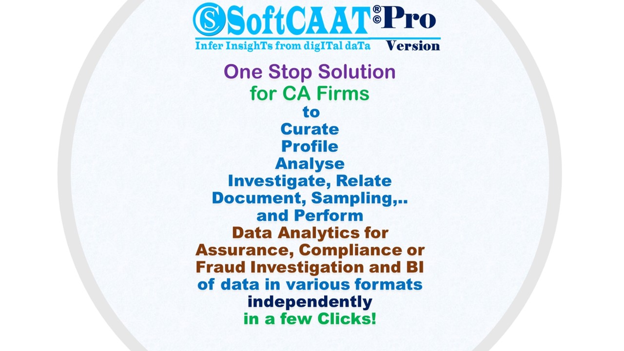Why use SoftCAAT Pro 1