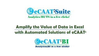 Global Leading Solution Provider in Data Analytics
for Empowering Professionals to realise potential
by Applying Thought t...