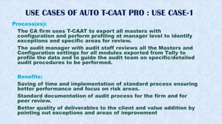Intro of Key Features of Auto T-CAAT Pro 2021Dec01