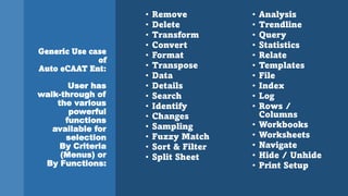 Area: Invoices Greater Than Approved Purchase Orders
• A vendor invoice should not typically exceed the value approved in ...