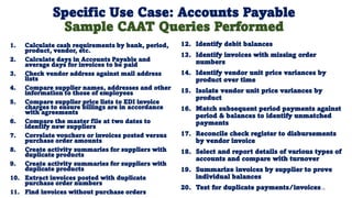 Intro of Key Features of Auto eCAAT Ent Software