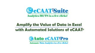Vision
Global Leading Solution Provider in Data Analytics
for Empowering Professionals to realise potential
by Applying Th...
