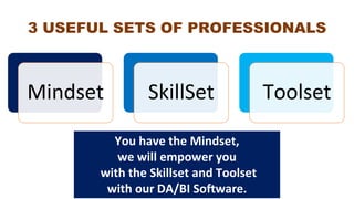 Data Analytics in 4 Steps
1. Business
Process Controls
2. Information
Criteria for
Evaluation
3. Tools and
Techniques to U...