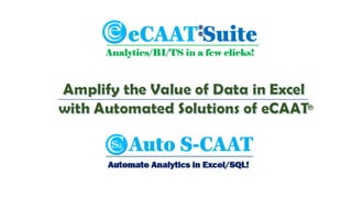 Global Leading Solution Provider in Data Analytics
for Empowering Professionals to realise potential
by Applying Thought t...