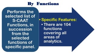 Specific Use Case of Auto S-CAAT:
Identify Possible Fraudulent Journal Entries
The CA firm Performed Risk Assessment and I...