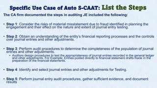 Intro of Key Features of Auto S-CAAT