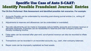 Intro of Key Features of Auto S-CAAT
