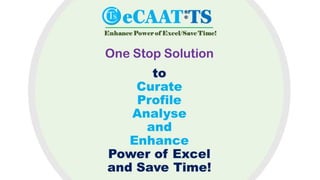 Get the result in Excel and Analyse results is as expected.
Perform the function following the steps as given in the forms...