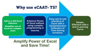 Intro of Key Features of eCAAT-TS