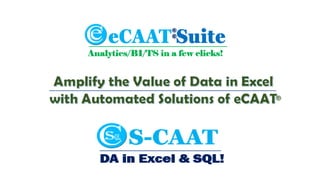 Global Leading Solution Provider in Data Analytics
for Empowering Professionals to realise potential
by Applying Thought t...