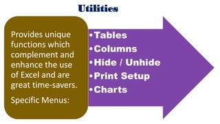 Generic Use Case of S-CAAT: Walk-through of Functions
• User has a quick walk-through of the Tabs which include:
• Connect...
