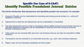 Intro of Key Features of S-CAAT