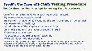 Intro of Key Features of S-CAAT