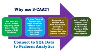 Intro of Key Features of S-CAAT