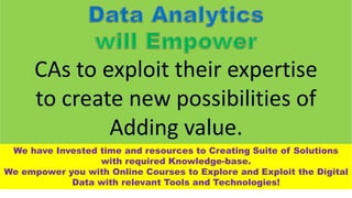 What are CAATs?
Computer Assisted Audit
Techniques (CAATs)
Computer Assisted Audit
Tools and Techniques
(CAATTs)
Facilitat...