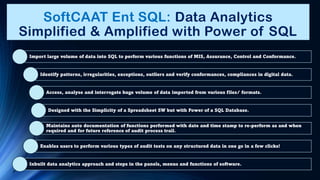 Comparison of SoftCAAT Ent SQL
Ent & Pro Versions
 