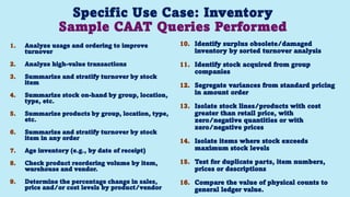 Intro of Key Features of SoftCAAT Ent SQL Software