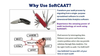 Seven Step Approach for Data Analytics
Identify and document the scope and objectives of Assurance/Compliance Assignment.
...